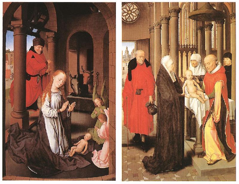 MEMLING, Hans Scenes from the Passion of Christ (left side) sg Sweden oil painting art